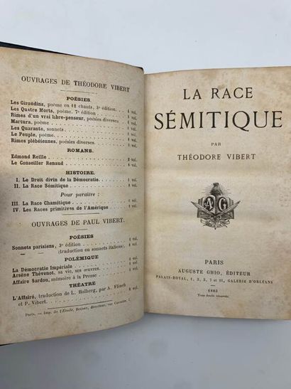 VIBERT, Theodore. The Semitic race.
Published...