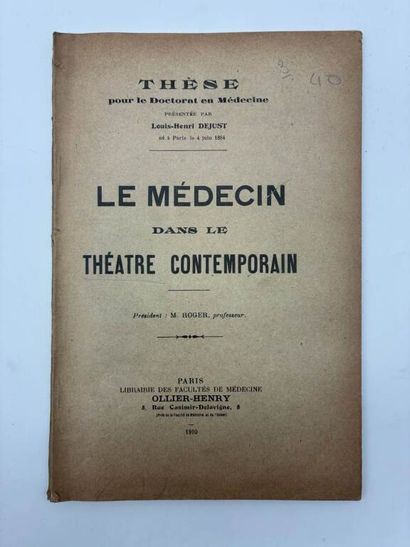 [MANETTE - PYCHOLOGIE]. Set of 11 medical...