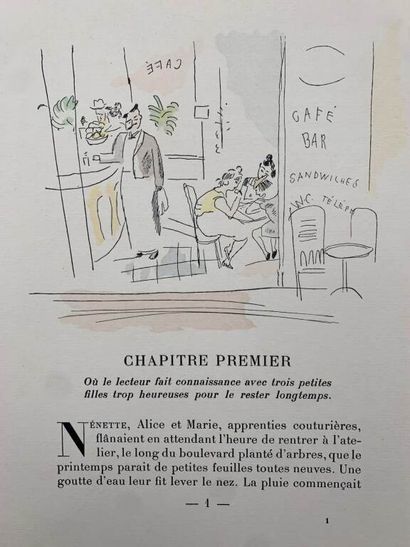 WARNOD, André and PASCIN, Jules. 3 petites...
