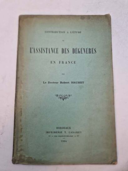 [MANETTE -MEDECINE]. Set of 5 Theses or Medical...