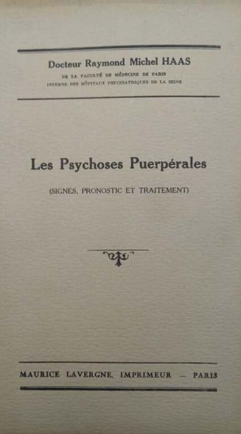 [MANETTE - PSYCHOLOGY, HYDROLOGY]. Set of...