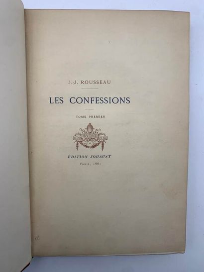 ROUSSEAU, Jean-Jacques. Les Confessions.
Published...