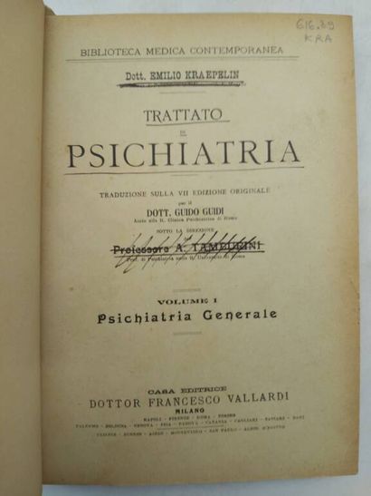 [JOYSTICK - PSYCHIATRY]. 12 volumes including...