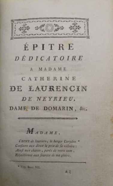 VOIRON, Vincent. Phanor poëme en quatre chants.
Published...