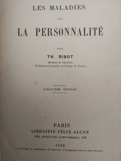 RIBOT, Théodule-Armand. Set of five works...