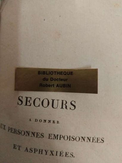 ORFILA, Mathieu-Joseph-Bonaventure. Secours...