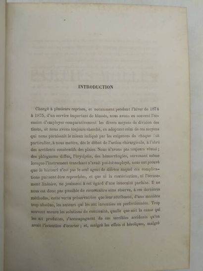 [MANETTE - MEDECINE]. Set of 5 volumes containing...