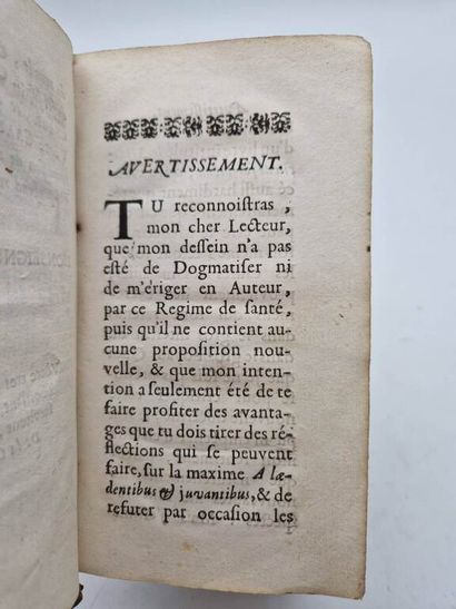 PINSONNAT, François. Regime de Santé, pour...