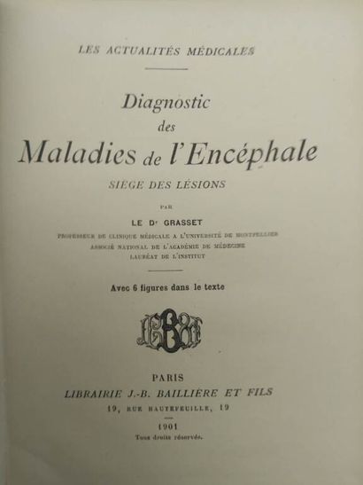 [MANETTE - MEDECINE]. Set of 8 volumes including:...