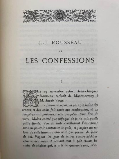 ROUSSEAU, Jean-Jacques. Les Confessions.
Published...