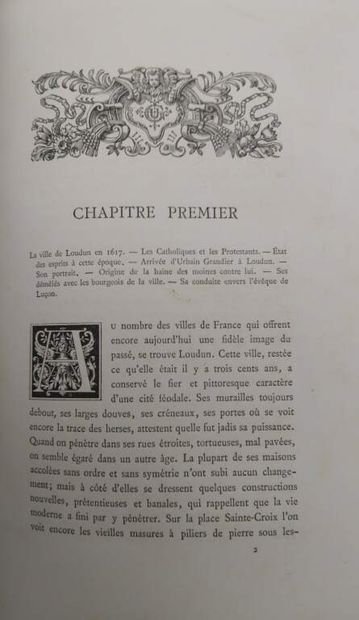 [AFFAIRE DE LOUDUN]. Set of 2 volumes including:...