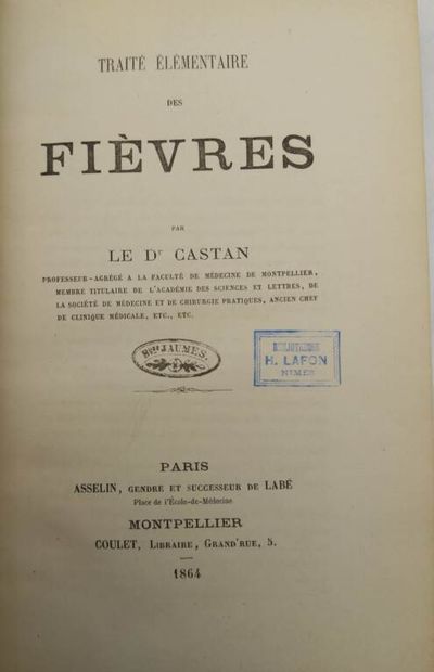 [MANETTE - MEDECINE]. Set of 8 volumes including:...