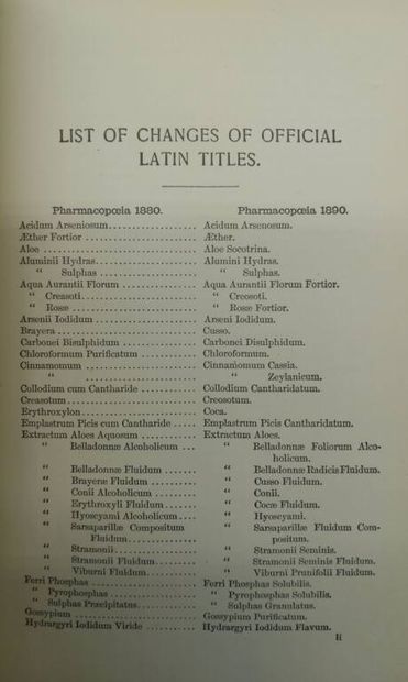 [PHARMACOPEE]. The Pharmacopoeia of the United...