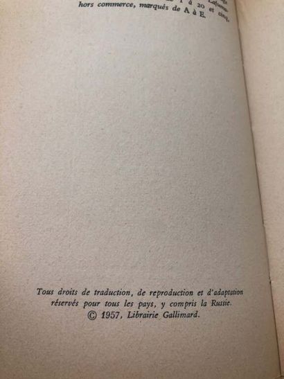JACCOTTET, Philippe. L'Ignorant. Poèmes 1952-1956.
Published...