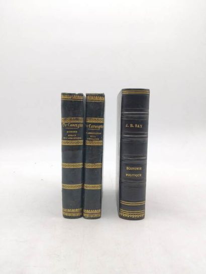 LAVERGNE, Léonce de. Set of 3 volumes including:...