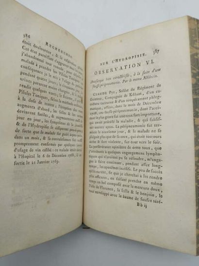 BACHER, Georges Frédéric. Recherches sur...