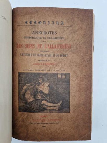 WITKOWSKI, Gustave-Joseph. Anecdotes Historiques...
