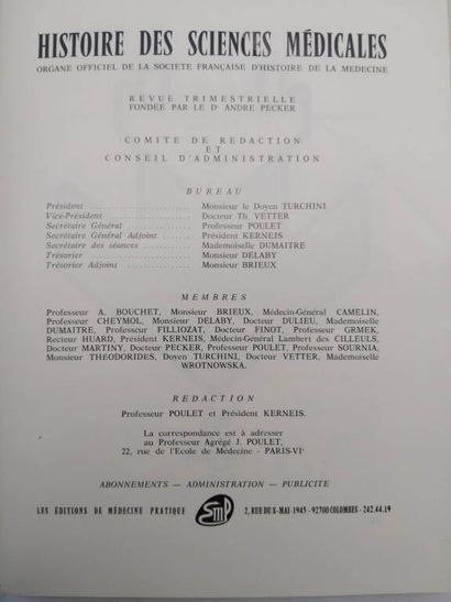 [MANETTE - MEDECINE]. Approximately 50 issues...