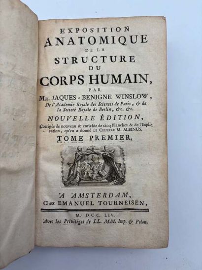 WINSLOW, Jacques-Bénigne. Anatomical exposition...