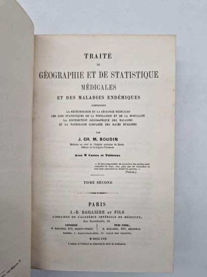 BOUDIN, Jean Christian Marc. Traité de Géographie...
