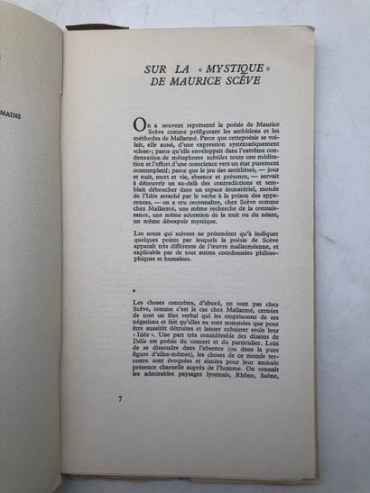 SCEVE, Maurice. Choix des textes.
Published...