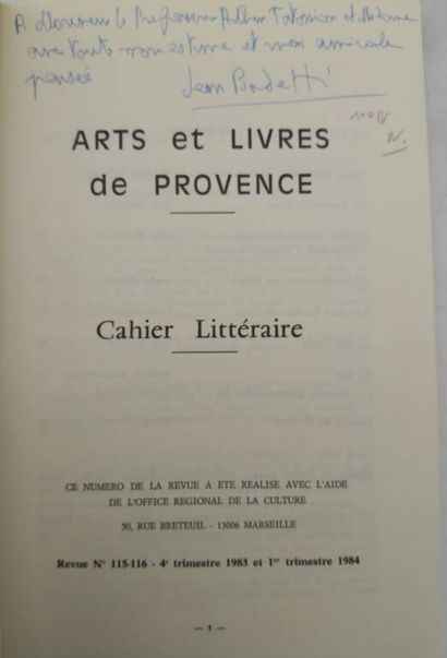 [MANETTE - PROVENCE]. Set of 14 volumes including:...