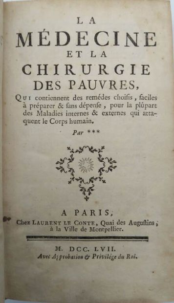 ALEXANDRE, Nicolas. La Médecine et la chirurgie...