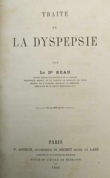 [MANETTE - MEDECINE]. Set of 9 volumes including:...