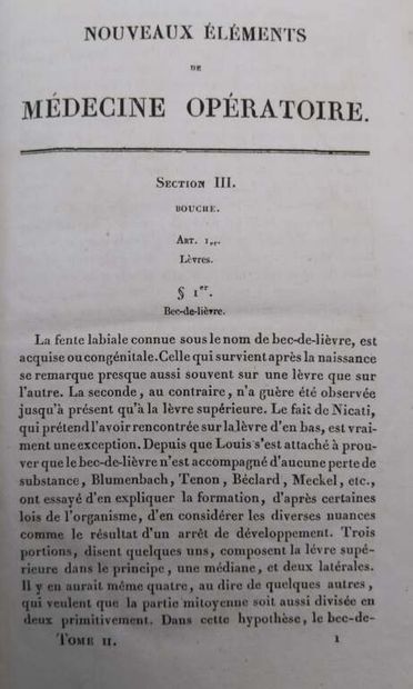 VELPEAU, Alfred. Nouveaux éléments de médecine...
