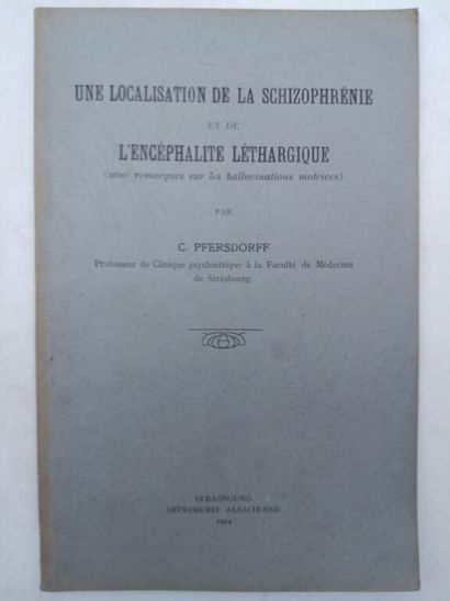[HANDLE - PSYCHIATRY]. Set of 20 theses including:...