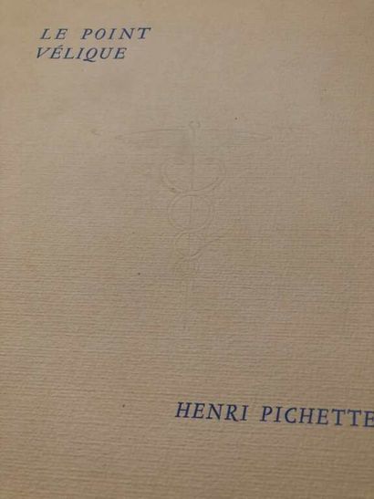 PICHETTE, Henri. Le Point vélique.
Published...