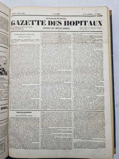 [MANETTE - MEDECINE]. La Lancette Française,...