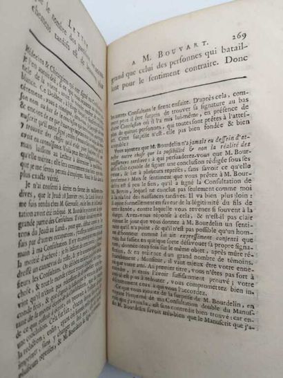 PETIT, Antoine. Recueil de pièces relatives...
