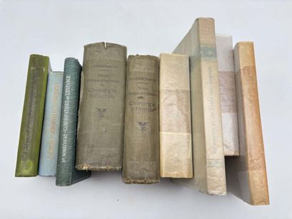 [JOYSTICK - PEDIATRICS]. Reunion of 9 volumes...