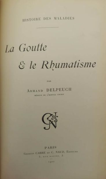 [MANETTE - MEDECINE]. Set of 9 volumes consisting...