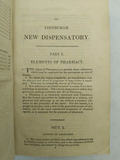 [PHARMACOPEE] DUNCAN, Andrew. The Edinburgh...