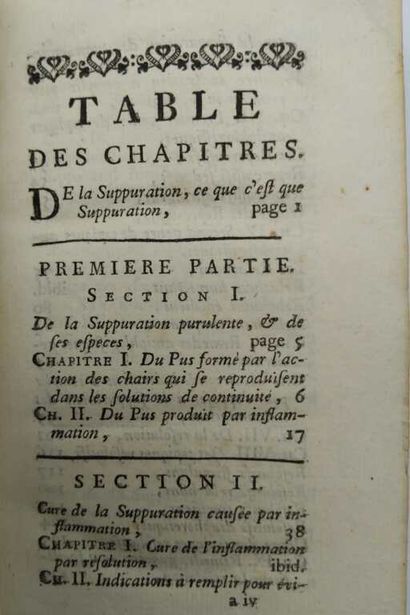 QUESNAY, François. Traité de la suppuration.
Published...