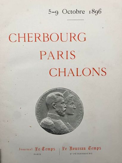 [NICOLAS II]. October 5-9, 1896. Cherbourg-Paris-Châlons.
Published...
