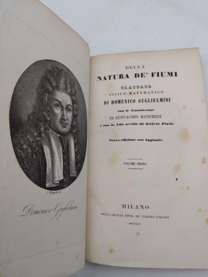 GUGLIELMINI, Domenico. Della natura de' Fiumi....