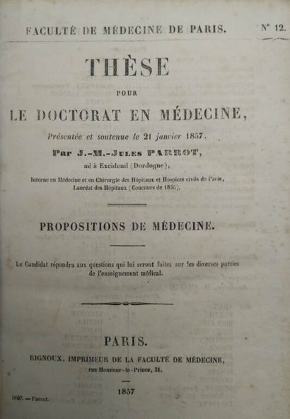 [MANETTE - PULMONARY PATHOLOGIES]. Set of...
