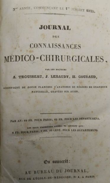 [MANETTE - MEDECINE]. Set of 5 volumes of...