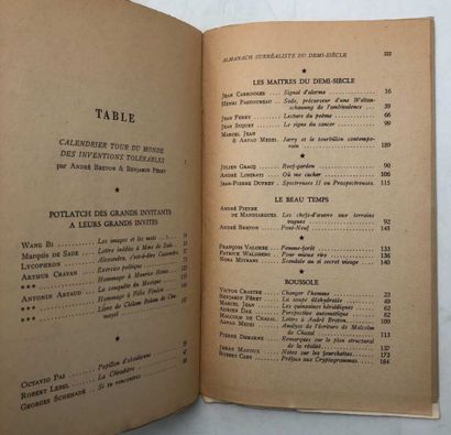 [SURREALISM]. Almanach surréaliste du demi-siècle.
Published...