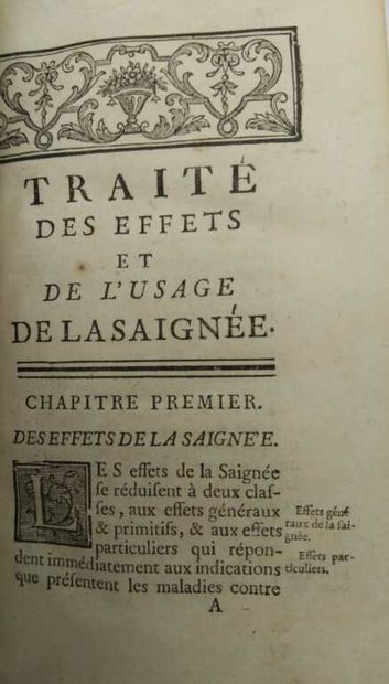 QUESNAY, François. Traité des effets et de...