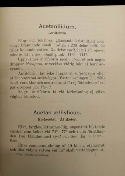 [PHARMACOPEE]. Svenska farmakopén (Pharmacopea...