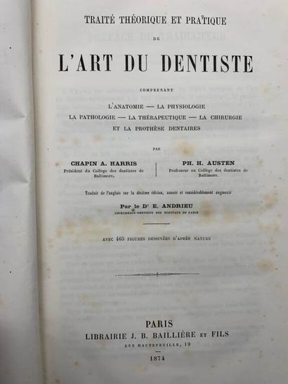 HARRIS, Chapin, AUSTEN, Philip. Traité théorique...