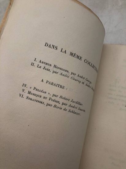 MILHAUD, Darius. Etudes.
Published in Paris...