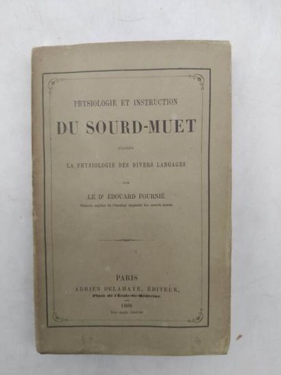 FOURNIE, Edouard. Physiology and instruction...
