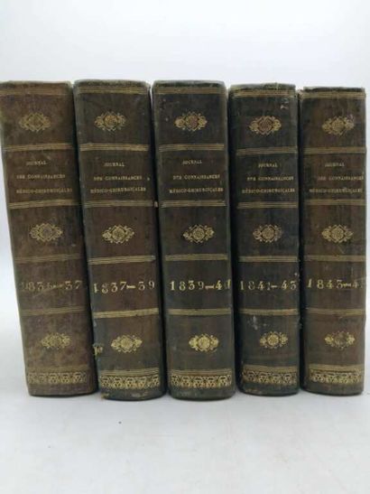 [MANETTE - MEDECINE]. Set of 5 volumes of...