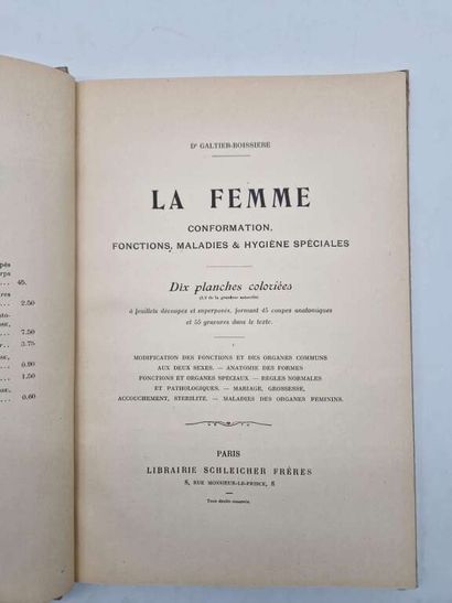 GALTIER-BOISSIERE, Jean. La Femme. Conformation,...
