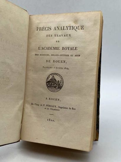 [ACADEMIE - ROUEN]. Précis analytique des...